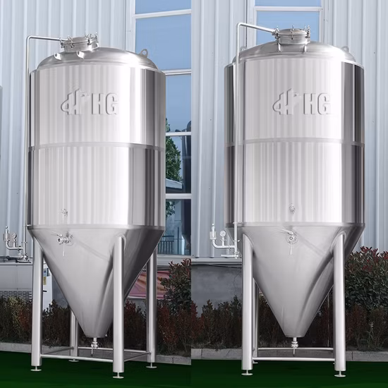 Serbatoi di fermentazione a doppia camicia da 3000L-5000L di alta qualità, grandi sistemi di fermentazione della birra