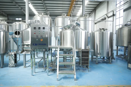 Attrezzatura per la produzione di birra industriale per birrificio commerciale 5bbl 500L 1000L