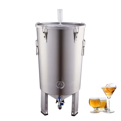 Serbatoio di fermentazione Fermentatore conico 32L/30L/Buona birra Mash Tun/Attrezzatura per homebrew in acciaio inossidabile 304 in vendita