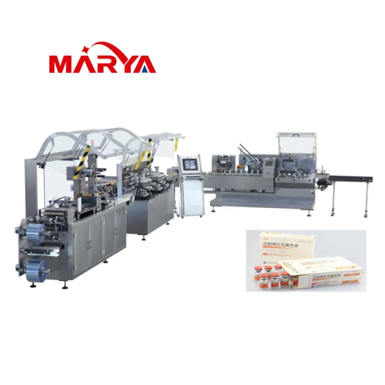 Marya Pharmaceutical Produttore di macchine completamente automatiche da 10-50 volte/min.  Confezionatrici in blister per fiale per imballaggio in PVC Alu